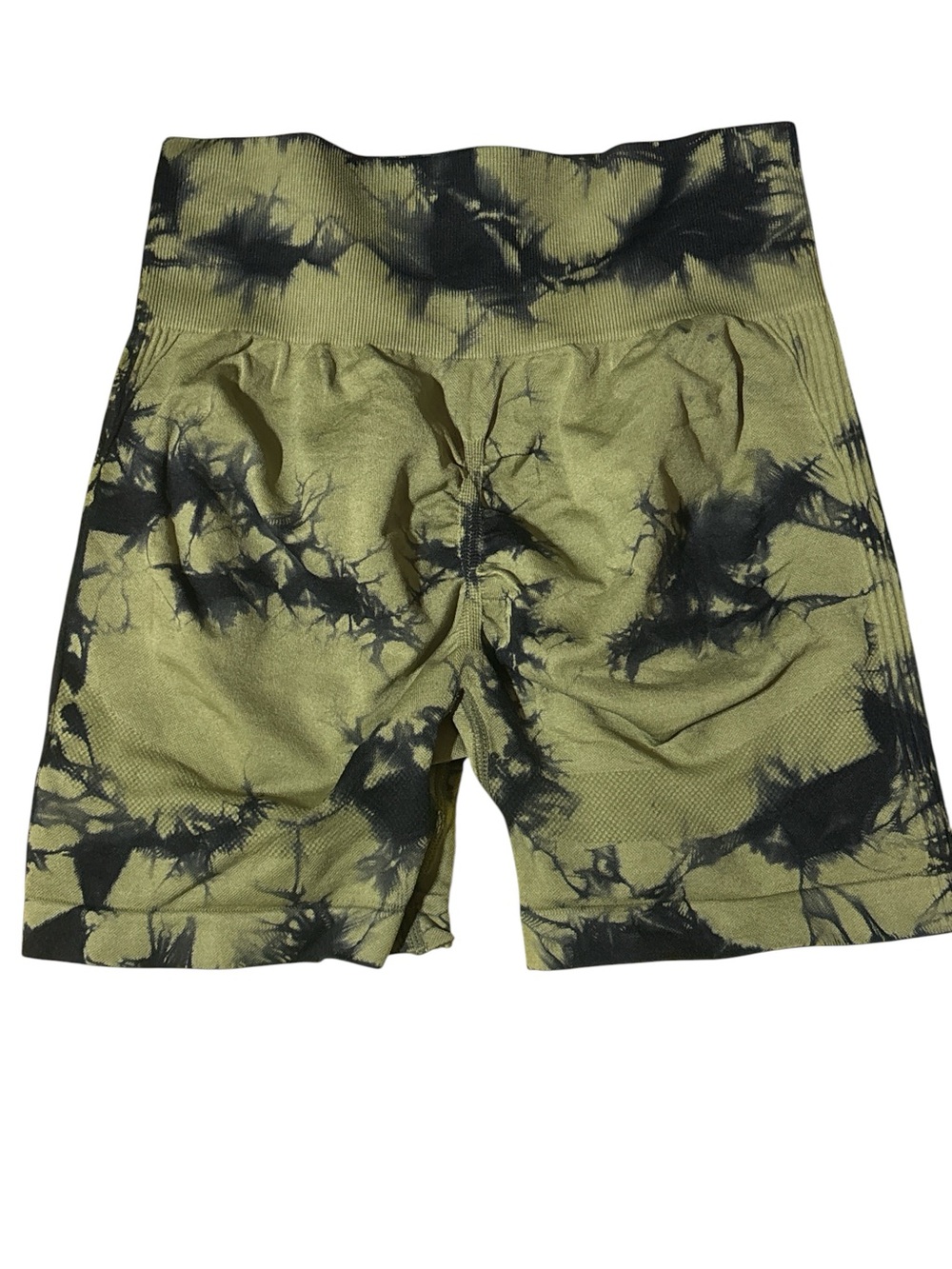 Tie-Dye High-Waist Booty Scrunch Bike Shorts